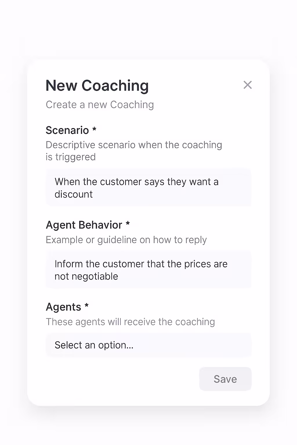Coachings