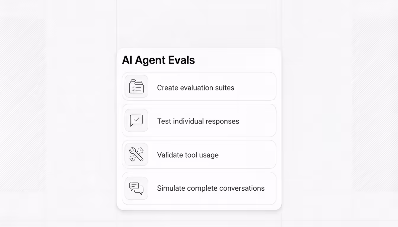 AI Agent Evals
